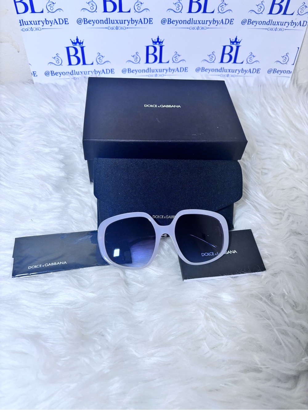 Dolce & Gabbana Authentic Frame Sunglasses in very light purple color.